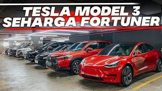 HARGA MOBIL BEKAS TESLA MODEL 3 SAMA DENGAN FORTUNER SECOND DI SHOWROOM AUTO RESERVE JAKARTA NIEH