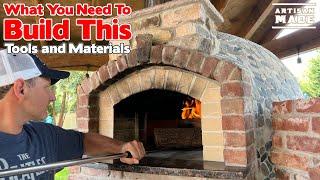 Tools And Materials You Will Need To Build A Wood Fired Oven /  Building The Perfect DIY Pizza Oven