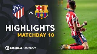 Highlights Atletico Madrid vs FC Barcelona (1-0)