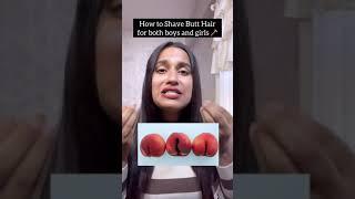 How to Shave BUTT HAIR 🪒 For both Boys and Girls || Hair Waxing || Part-2 || By -@simranbalarjain