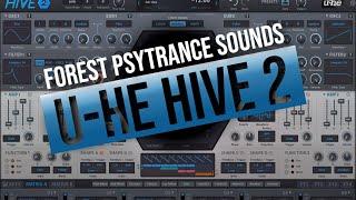 How to make Forest Psytrance Sounds with u-he Hive2