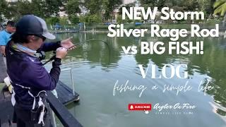 Vlog 32: Testing Rapala Southeast Asia’s NEW Storm Silver Rage Rod On BIG Fish @ D’Best Premium Pond