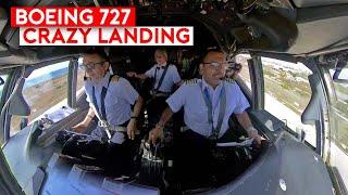 Flying 46 Years Old Boeing 727 in Africa + Crazy Landing