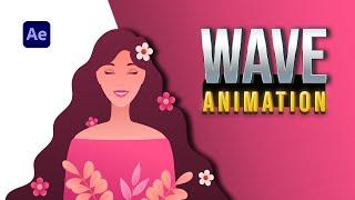 After Effects Tutorial | wave warp in motion graphics