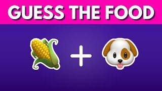 GUESS THE FOOD BY EMOJI QUIZ: ARE YOU A FOODIE?