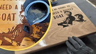 Creating Perfect Wood and Epoxy Inlay With A Laser