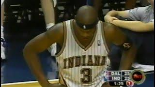 Al Harrington Pacers 21 pts vs Mavericks (2002)