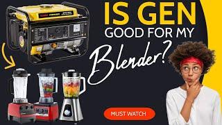 Can I Use Blender with a Generator? Blender Q&A Ep01