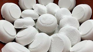 ASMR Pure white baking soda crush| ASMR Crushing sound | Faster Version | Big block Crushing sound