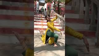 10 Million views on Instagram | Public Dance Challenge | Her Dance or my pics #shorts #bharatanatyam