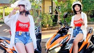Inilibing na ang abo ng mga labi ni Mama Lorna sa Camiguin and here is what Maymay do sa Camiguin
