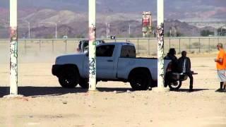 Dustin gasing it first time in his new jeep speed