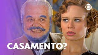 Conde Klaus pede Ana Francisca em casamento e ela o expulsa! | Chocolate com Pimenta | TV Globo