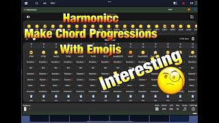 Harmonicc by Cem Olcay - Make Chord Progressions With Emojis - Chord Sequencer - iPad