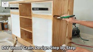 A Beautiful Wood Grain Effect Step by Step