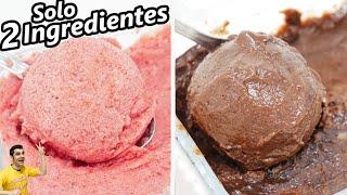 HELADO SIN AZÚCAR ¡ 2 INGREDIENTES! ¡SIN CREMA ni NATA SIN LÁCTEOS SIN HUEVO y SIN GLUTEN! # 677