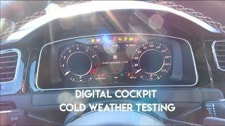 Volkswagen Digital Cockpit COLD WEATHER Test MK7.5 Golf R - Netcruzer CARS
