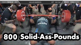 Julius Maddox "Irregular Strength" 800lb Bench Press - Johnnie Harris 705lb - Rogue & Core Sports