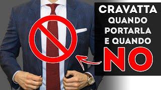 Quando NON portare la CRAVATTA!