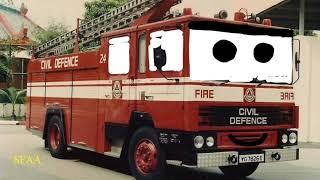 Fanmade Pixar Cars Eva Pelo The Dennis RS235 SCDF's Voice