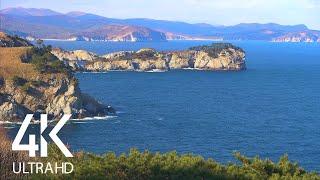 8HRS of Calming Sea Sounds for Relaxation and Concentration - Emerald Waters of Gamova Bay, Russia