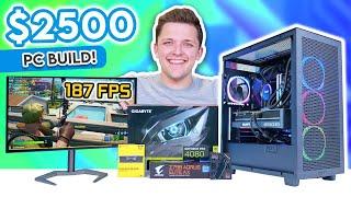 Building the ULTIMATE 4K Gaming PC for $2500!  [Full Build Guide w/ Benchmarks!]