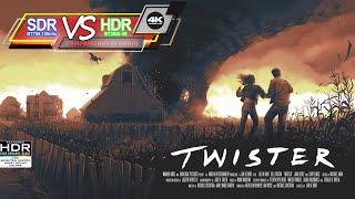 Twister 1996 4K UHD BluRay HDR vs 1080p BluRay SDR 100nits #TRUE_DIFFERENCE #WATCH_IN_HDR