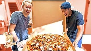 Giant Pizza Eating Challenge!
