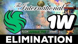 ELIMINATION, AMMAR vs MUNKUSHI !! TEAM FALCONS vs 1W TEAM - THE INTERNATIONAL 2024 DOTA 2