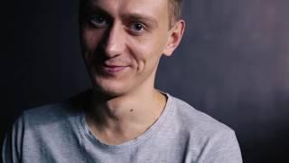 Актор Дмитро Олійник. Візитка(укр);  Actor Dmytro Oliinyk