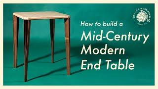 How to Build a Mid-Century Modern End Table