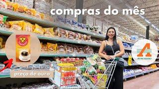 Compras do Mês  Janeiro para 4 pessoas no Atacadão | Gastei mais de 1000 reais 