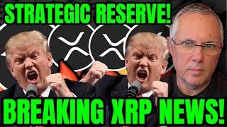 BREAKING XRP NEWS! TRUMP DID IT! XRP ADDED INTO STRATEGIC RESERVE!