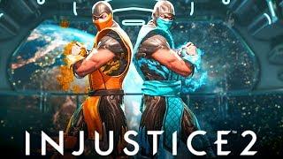 INJUSTICE 2 - All SUB-ZERO ►BEST! LOOKING EPIC GEAR LOADOUTS