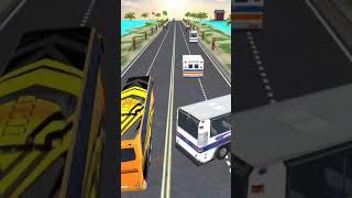 bus simulator Indonesia mod dangerously accident bus bus #busdriving #shorts