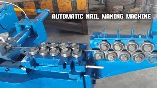 Full-automatic nail making machine, all what you need is just this machine to make wire nails