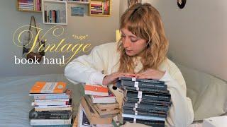 a huge vintage book haul for classic lovers