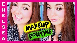 WINTER Makeup ROUTINE for School! - Chelsea Crockett