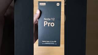 Redmi Note 12 Pro 5G Unboxing & First Impression  | #shorts