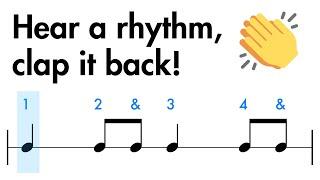 Rhythm Clap Along - Level 1 to 3  (For Beginners/Kids) 