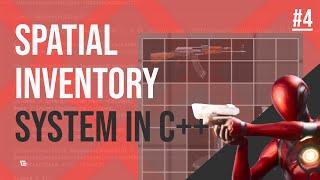 How to Make SPATIAL INVENTORY SYSTEM in C++ | PART 4 | UNREAL ENGINE 5