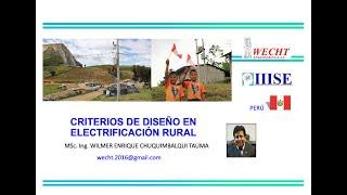 CURSO LIBRE: CRITERIOS DE DISEÑO DE ELECTRIFICACION RURAL