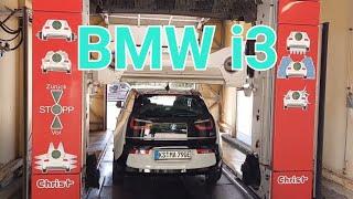 Autoturism BMW i3 la spălătorie auto. @tamasflorin