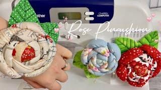 How to make Rose Pincushion | HappyBankyCraftymom