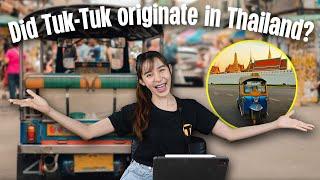 Did Tuk-Tuk originate in Thailand? | 2 Minutes Thailand