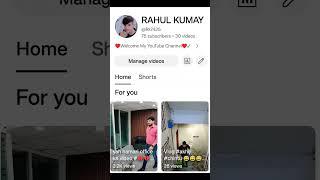 Hey This is me Aapka Rahul!!!Kindly follow and subscribe to my YouTube@Rk7425  channel,#Rahul #love
