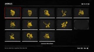 Red Dead Redemption 2 skin deep and zoologist trophies.