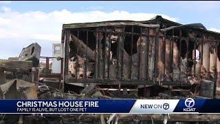 Moriarty family loses home to fire on Christmas Day