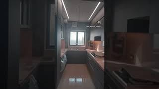 C shape kitchen | U shaped kitchen | Before and After | Modern Kitchen | Matte Acrylic Kitchen