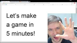  Let's make a game in 5 minutes!